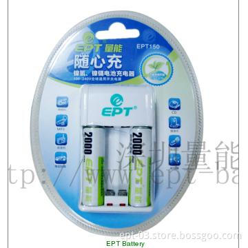 Battery Charger for Rechargeable NIMH/NICD AA/AAA battery